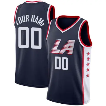 Los Angeles Clippers Custom 2018/19 Jersey - City Edition - Men's Swingman Navy