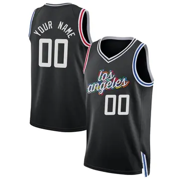 Los Angeles Clippers Custom 2022/23 City Edition Jersey - Youth Swingman Black