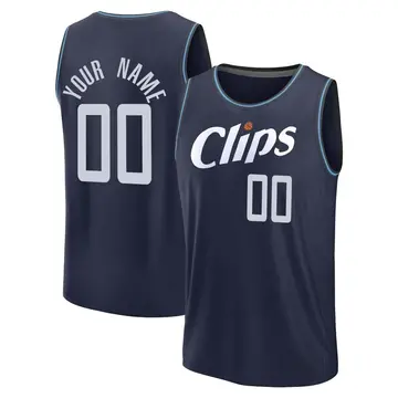 Los Angeles Clippers Custom 2023/24 City Edition Jersey - Youth Fast Break Black