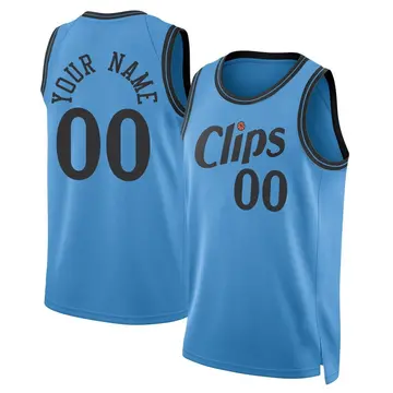 Los Angeles Clippers Custom 2024/25 City Edition Jersey - Men's Swingman Light Blue