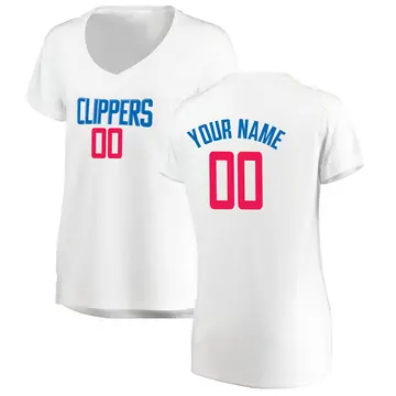 Los Angeles Clippers Custom Jersey - Association Edition - Women's Fast Break White