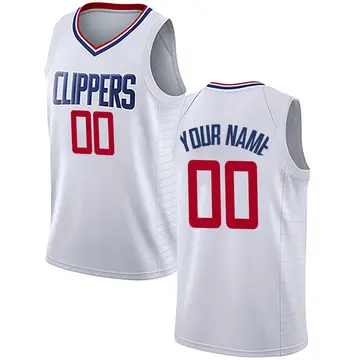 Los Angeles Clippers Custom Jersey - Association Edition - Youth Swingman White