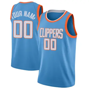 Los Angeles Clippers Custom Jersey - City Edition - Men's Swingman Blue