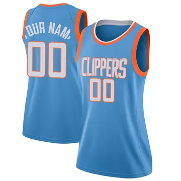 Los Angeles Clippers Custom Jersey - City Edition - Women's Swingman Blue
