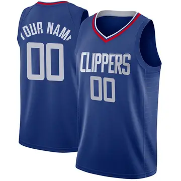 Los Angeles Clippers Custom Jersey - Icon Edition - Men's Swingman Blue