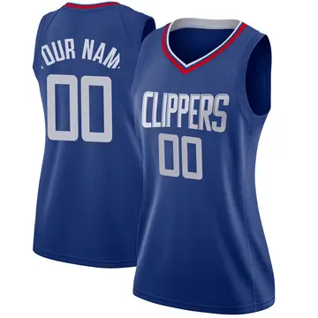 Los Angeles Clippers Custom Jersey - Icon Edition - Women's Swingman Blue
