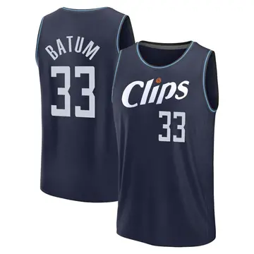 Los Angeles Clippers Nicolas Batum 2023/24 City Edition Jersey - Men's Fast Break Black