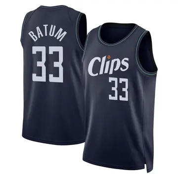 Los Angeles Clippers Nicolas Batum 2023/24 City Edition Jersey - Men's Swingman Black