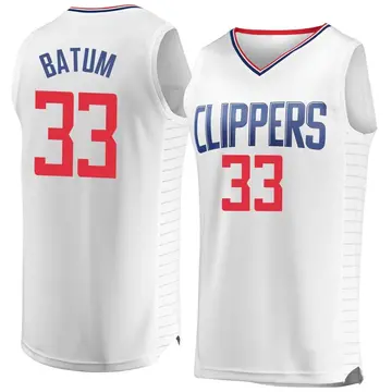 Los Angeles Clippers Nicolas Batum Jersey - Association Edition - Youth Fast Break White