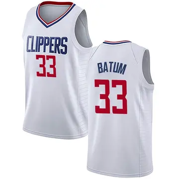 Los Angeles Clippers Nicolas Batum Jersey - Association Edition - Youth Swingman White