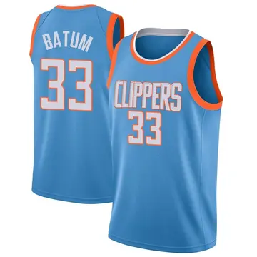 Los Angeles Clippers Nicolas Batum Jersey - City Edition - Youth Swingman Blue