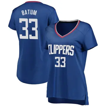 Los Angeles Clippers Nicolas Batum Jersey - Icon Edition - Women's Fast Break Royal
