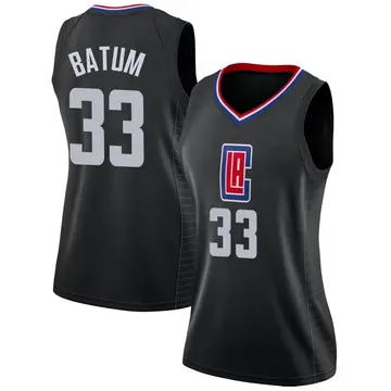 Los Angeles Clippers Nicolas Batum Jersey - Statement Edition - Women's Swingman Black