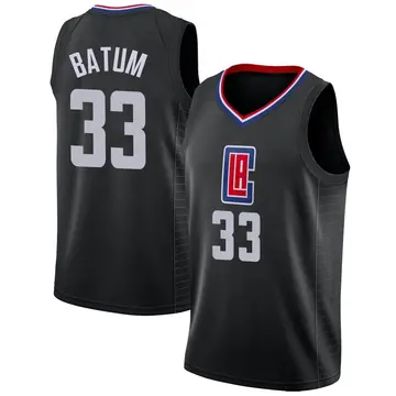 Los Angeles Clippers Nicolas Batum Jersey - Statement Edition - Youth Swingman Black