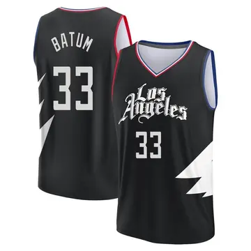 Los Angeles Clippers Nicolas Batum Statement Edition 2022/23 Jersey - Youth Fast Break Black