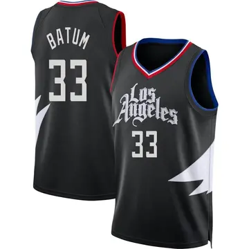 Los Angeles Clippers Nicolas Batum Statement Edition 2022/23 Jersey - Youth Swingman Black